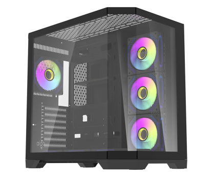 Obudowa DarkFlash FT418 PRO Black + 7 fans ARGB